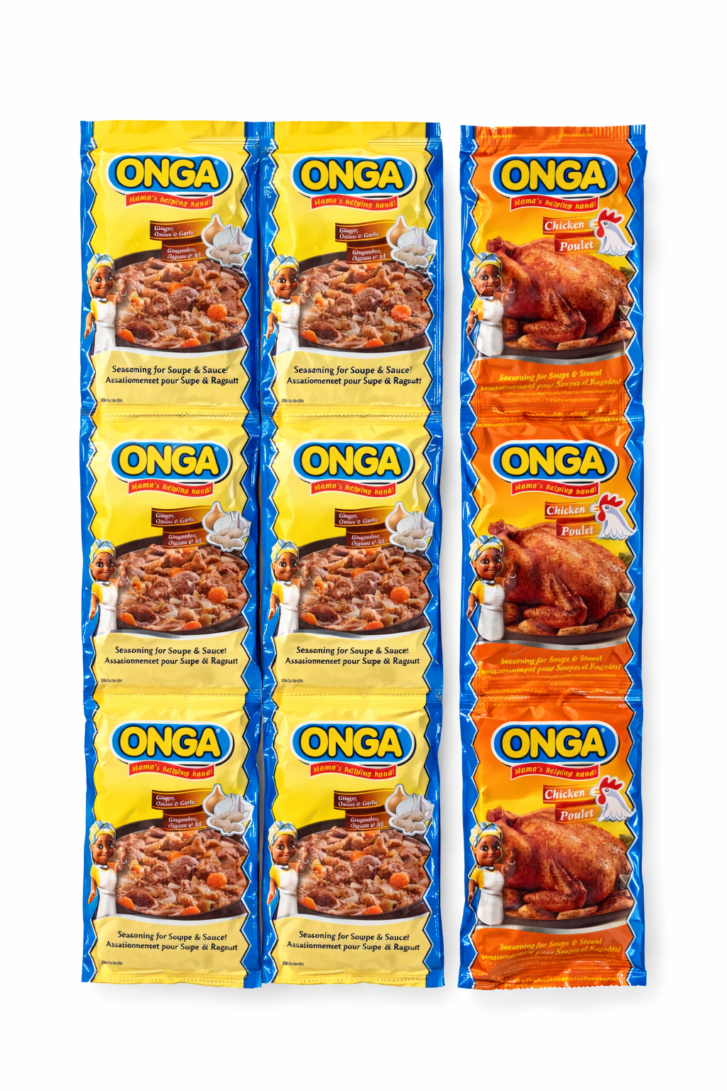 Onga Seasoning Cubes (Assorted – Classic & Chicken Flavour)