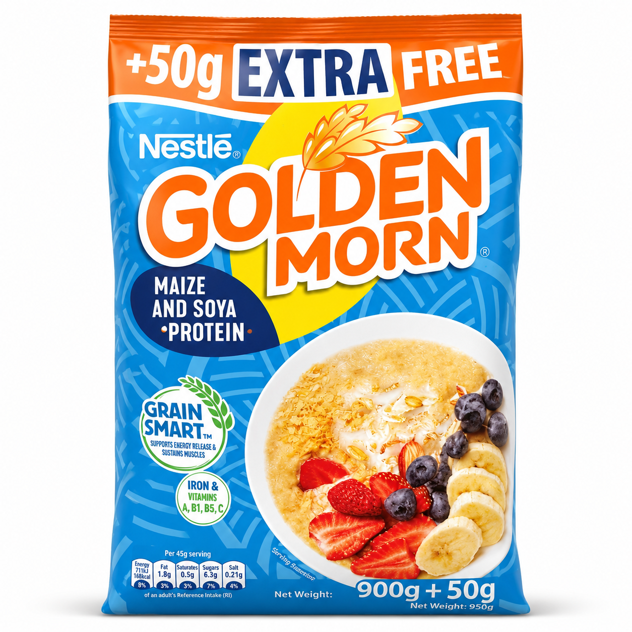 Nestlé Golden Morn – Maize & Soya Protein Cereal