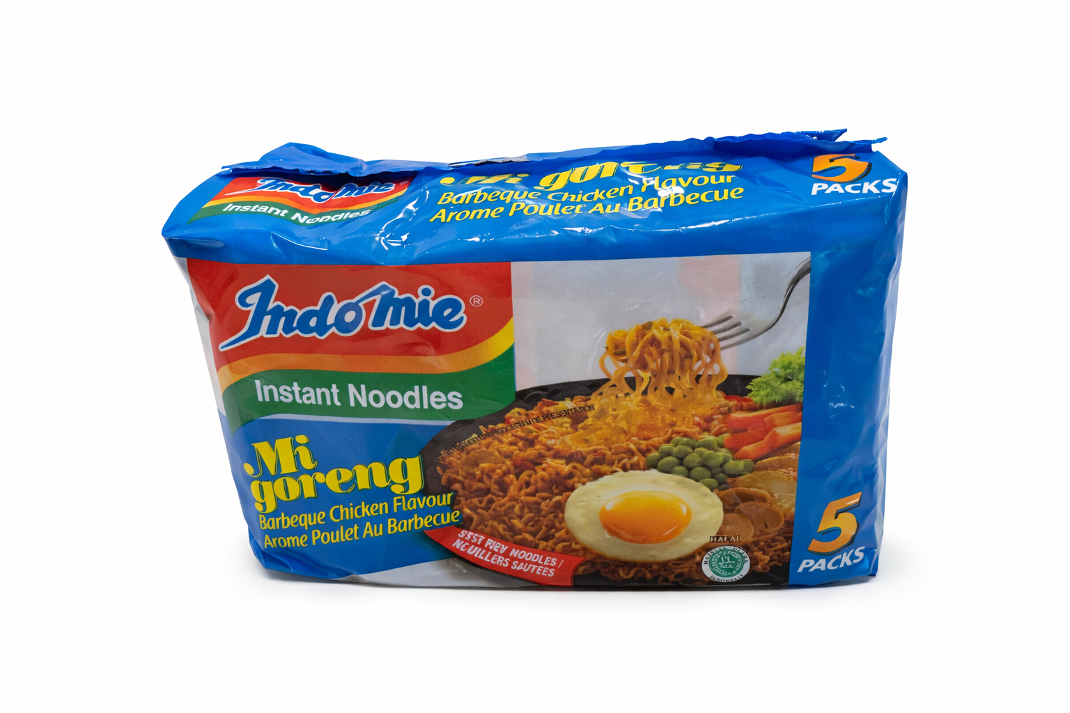 Indomie Mi Goreng Barbeque Chicken Flavour Instant Noodles – 5 Pack